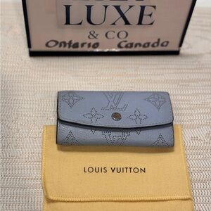 Louis Vuitton Light Blue Mahina Key Holder